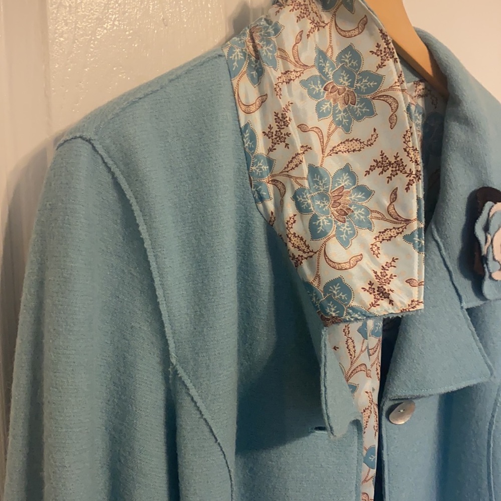 J. JILL RETIRED ALPACA/WOOL COAT - Picture 4 of 9